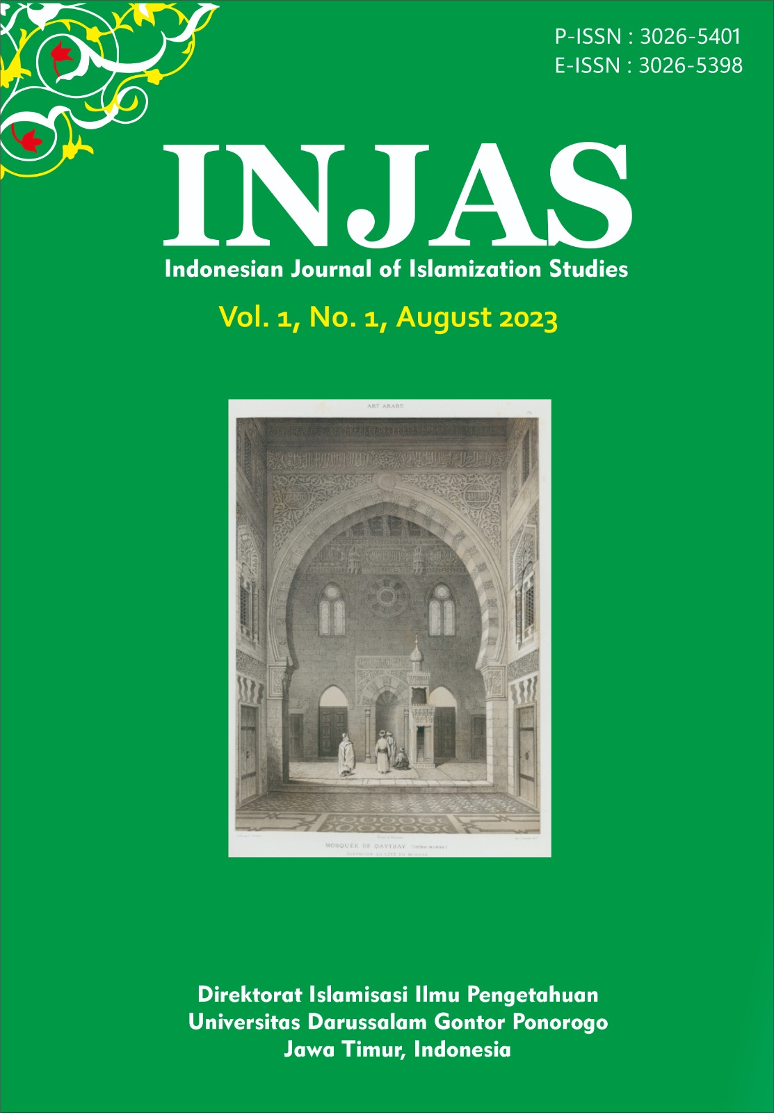 					View Vol. 1 No. 1 (2023): Indonesian Journal of Islamization Studies (INJAS)
				